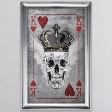 Load image into Gallery viewer, King Of Hearts Playing Card Framed Wall Art
