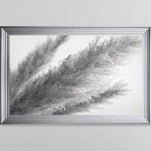 Load image into Gallery viewer, Black And White Pampas Framed Wall Art
