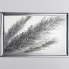 Load image into Gallery viewer, Black And White Pampas Framed Wall Art
