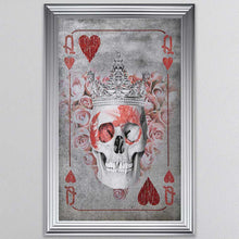 Load image into Gallery viewer, Queen Of Hearts Playing Card Framed Wall Art
