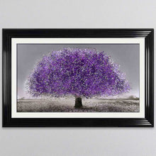 Load image into Gallery viewer, Ultra Violet Blossom Tree Framed Wall Art
