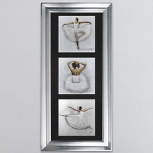 Load image into Gallery viewer, Ballerina Triptych Framed Wall Art
