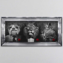Load image into Gallery viewer, Lion Cartel Framed Wall Art
