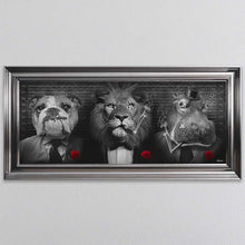 Load image into Gallery viewer, Lion Cartel Framed Wall Art
