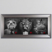 Load image into Gallery viewer, Lion Cartel Framed Wall Art

