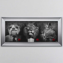 Load image into Gallery viewer, Lion Cartel Framed Wall Art
