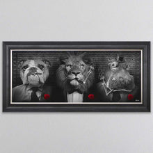 Load image into Gallery viewer, Lion Cartel Framed Wall Art
