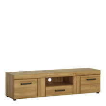 Load image into Gallery viewer, Cortina 2 door 1 drawer wide TV cabinet in Grandson Oak
