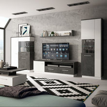 Load image into Gallery viewer, Zingaro 1 door 2 drawer wide TV cabinet
