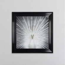 Load image into Gallery viewer, Albino Peacock framed wall art
