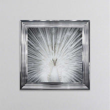 Load image into Gallery viewer, Albino Peacock framed wall art
