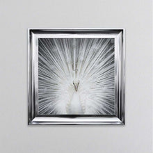 Load image into Gallery viewer, Albino Peacock framed wall art

