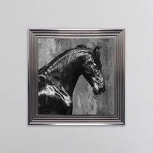 Load image into Gallery viewer, Black Stallion Framed Wall Art
