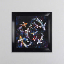 Load image into Gallery viewer, Colourful Koi Pond Framed Wall Art
