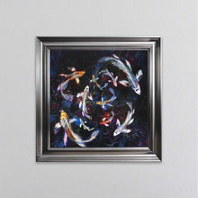Load image into Gallery viewer, Colourful Koi Pond Framed Wall Art
