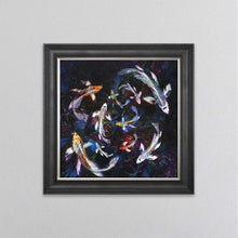 Load image into Gallery viewer, Colourful Koi Pond Framed Wall Art
