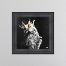 Load image into Gallery viewer, Lion King Of The Jungle Left Framed Wall Art
