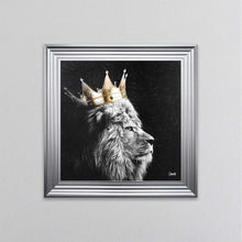Load image into Gallery viewer, Lion King Of The Jungle Left Framed Wall Art
