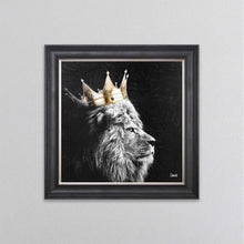 Load image into Gallery viewer, Lion King Of The Jungle Left Framed Wall Art
