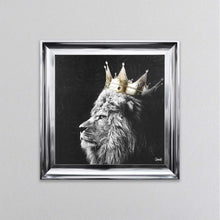 Load image into Gallery viewer, Lion King Of The Jungle Right Framed Wall Art

