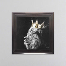 Load image into Gallery viewer, Lion King Of The Jungle Right Framed Wall Art
