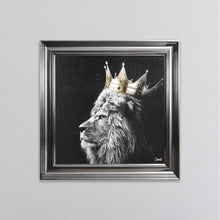 Load image into Gallery viewer, Lion King Of The Jungle Right Framed Wall Art
