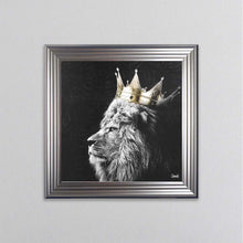 Load image into Gallery viewer, Lion King Of The Jungle Right Framed Wall Art
