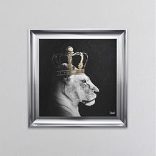 Load image into Gallery viewer, Lion Queen Of The Jungle Framed Wall Art
