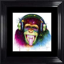 Load image into Gallery viewer, DJ Monkey Framed Wall Art
