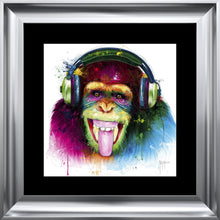 Load image into Gallery viewer, DJ Monkey Framed Wall Art
