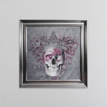 Load image into Gallery viewer, Queen Skull With Crown Framed Wall Art
