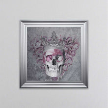 Load image into Gallery viewer, Queen Skull With Crown Framed Wall Art
