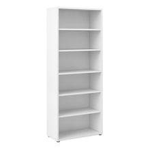 Load image into Gallery viewer, Prima Bookcase 5 Shelves in White
