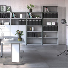 Load image into Gallery viewer, Prima Bookcase 5 Shelves in White
