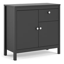 Load image into Gallery viewer, Madrid Sideboard 2 doors + 1 drawer in Matt Black
