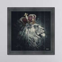 Load image into Gallery viewer, Lion Mafia King Framed Wall Art 90*90cm

