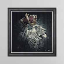 Load image into Gallery viewer, Lion Mafia King Framed Wall Art 90*90cm
