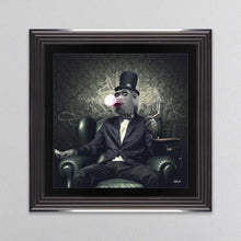 Load image into Gallery viewer, Monkey Cigar Framed Wall Art
