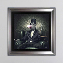 Load image into Gallery viewer, Monkey Cigar Framed Wall Art
