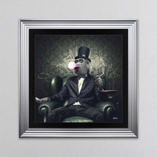 Load image into Gallery viewer, Monkey Cigar Framed Wall Art
