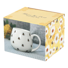 Load image into Gallery viewer, Rounded Mug With Bee Design
