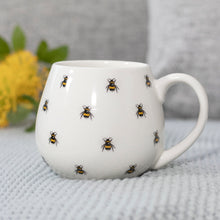 Load image into Gallery viewer, Rounded Mug With Bee Design
