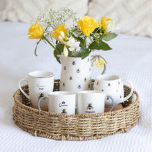 Load image into Gallery viewer, Rounded Mug With Bee Design
