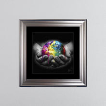 Load image into Gallery viewer, Patrice Murciano World In His Hands Framed Wall Art
